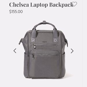 Baggallini Chelsea Gray Laptop Backpack